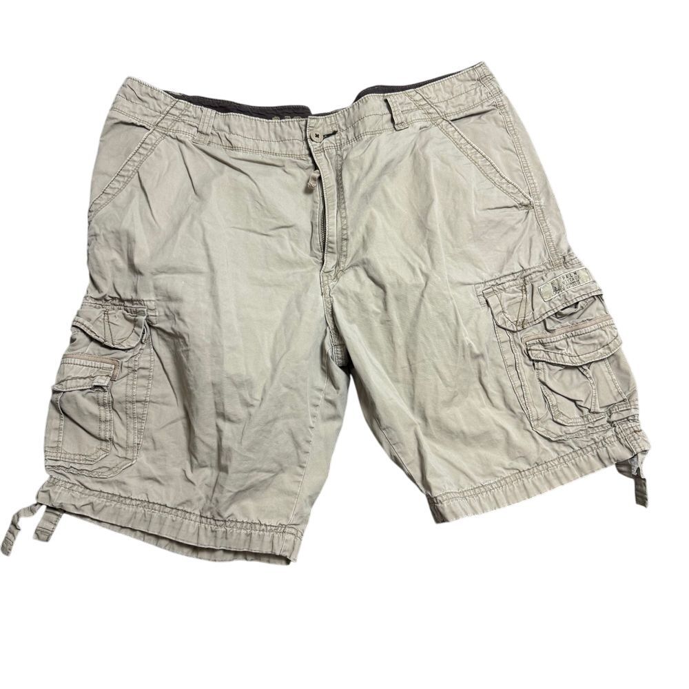 Union Bay Mens‎ Size 42 Beige Tan 100% Cotton Cargo Shorts
